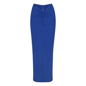 NWT Skims Soft Lounge Ruched Long Skirt